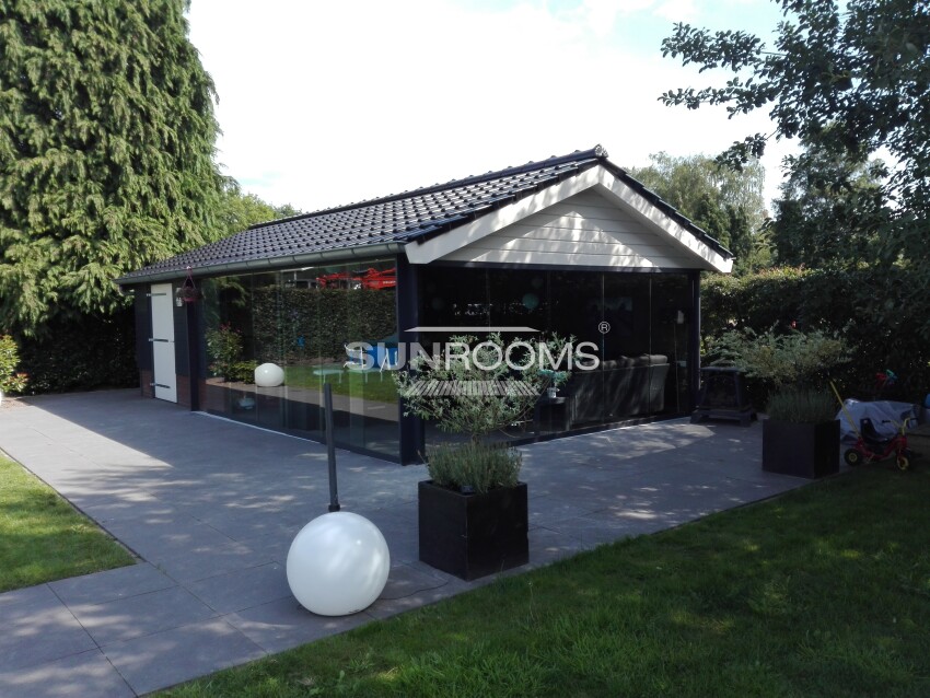 Sunrooms glazen schuifwanden 1