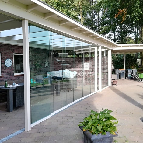 Sunrooms glazen schuifwanden 2